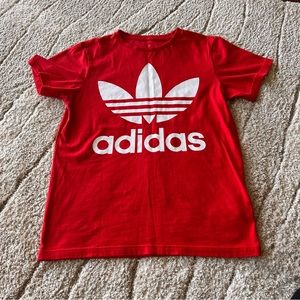Adidas original red t-shirt